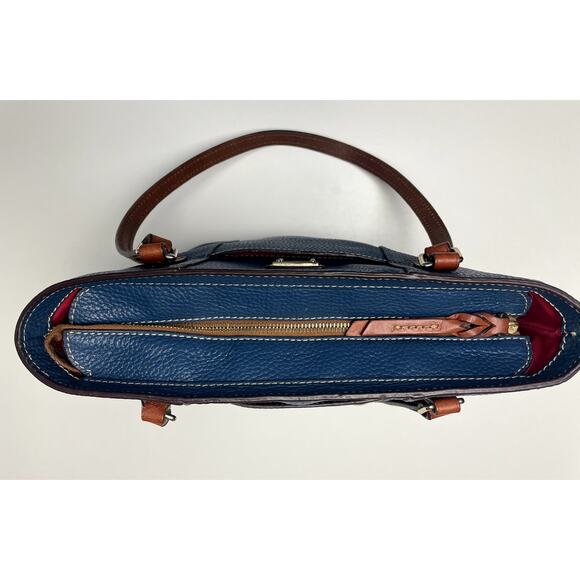 Dooney & Bourke Blue and Brown Shoulder Bag - Picture 11 of 11